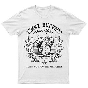 Jimmy Buffett Thank You For The Memories Vintage Music Fan T-Shirt103